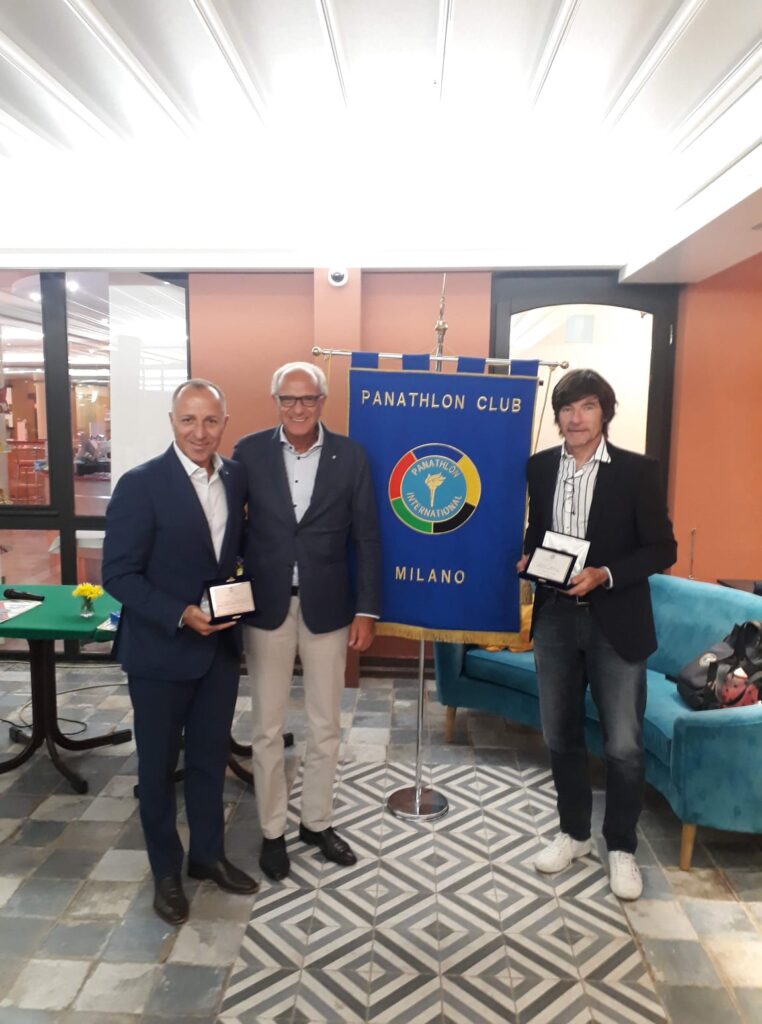 GIANNI BUGNO E CORDIANO DAGNONI AL PANATHLON CLUB MILANO