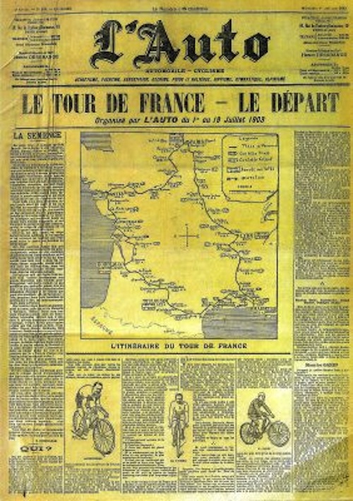 1899 NASCE IL TOUR DE FRANCE...DELLE AUTO