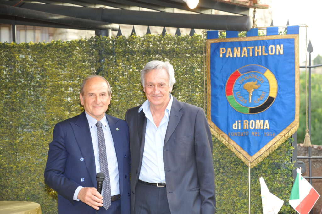 Leno Chisci e Giampiero Cantarini si ritrovano 50 anni dopo al Panathlon