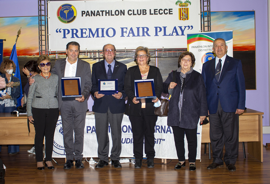 IL PREMIO 'FAIR PLAY' 2021  A DUE 'ECCELLENZE' SALENTINE, FEFE' DE GIORGI E PATRIZIA TAMBURRANO