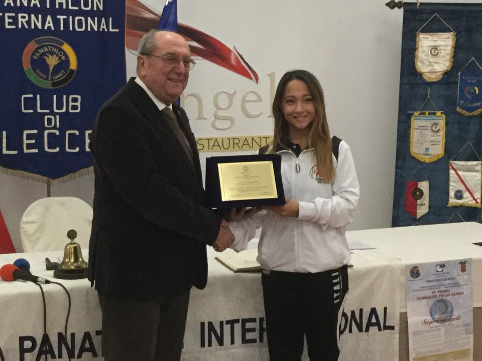 IL PREMIO 'ATLETA LECCE DELL'ANNO 2021'A LUDOVICA RICCARDO E DANILO BONAPARTE