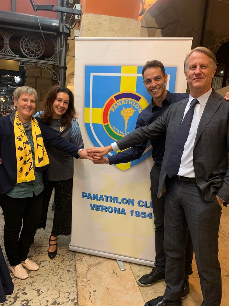 Panathlon Verona 1954 e Verona Volley due sodalizi uniti nelle finalità dei valori dello Sport