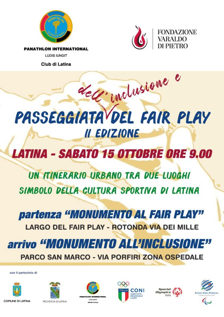 <strong> “Passeggiata del Fair Play e dell'Inclusione