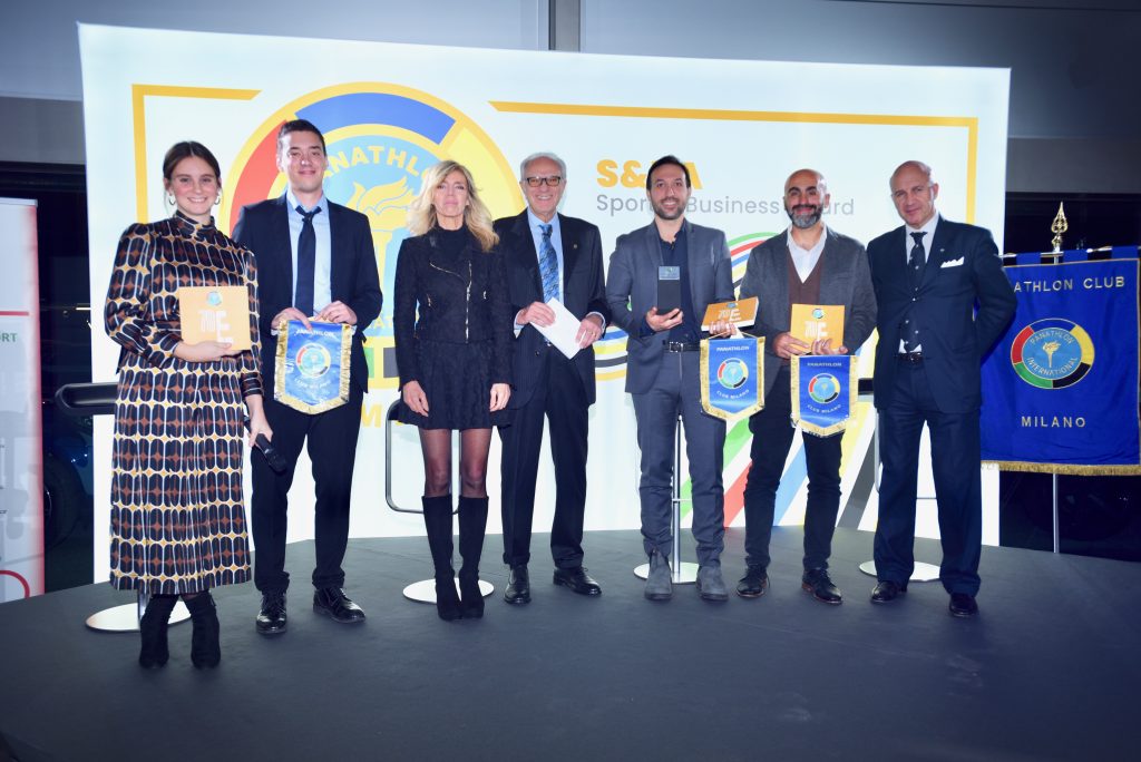 PREMIO SPORT & BUSINESS AWARD DEL PANATHLON CLUB MILANO COLMAR, HAWK-EYE, SISAL E COMPOSITECH I VINCITORI DEL 2022