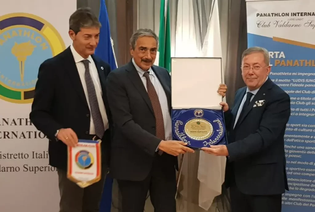 Vita di Club: VALDARNO SUPERIORE                                Il prestigioso Premio 'Niccolò Carosio' a Marino Bartolettti. La Asd Terranuova Traiana riceve il 'Premio Panathlon 2022'