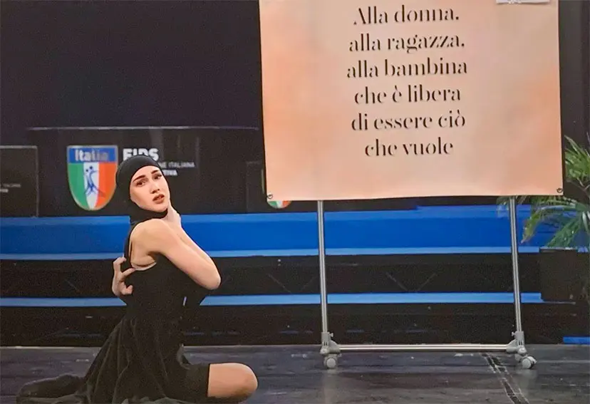 ISABELLA FARINA IN DANZA  VERSO IL FUTURO Titolo Italiano per l'allieva di Cristina Resta