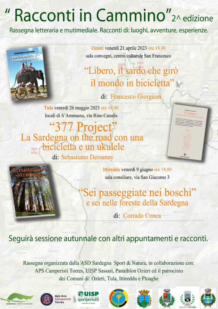 Torna “Racconti in cammino” rassegna letteraria dell'ASD Sardegna Sport & Natura 
