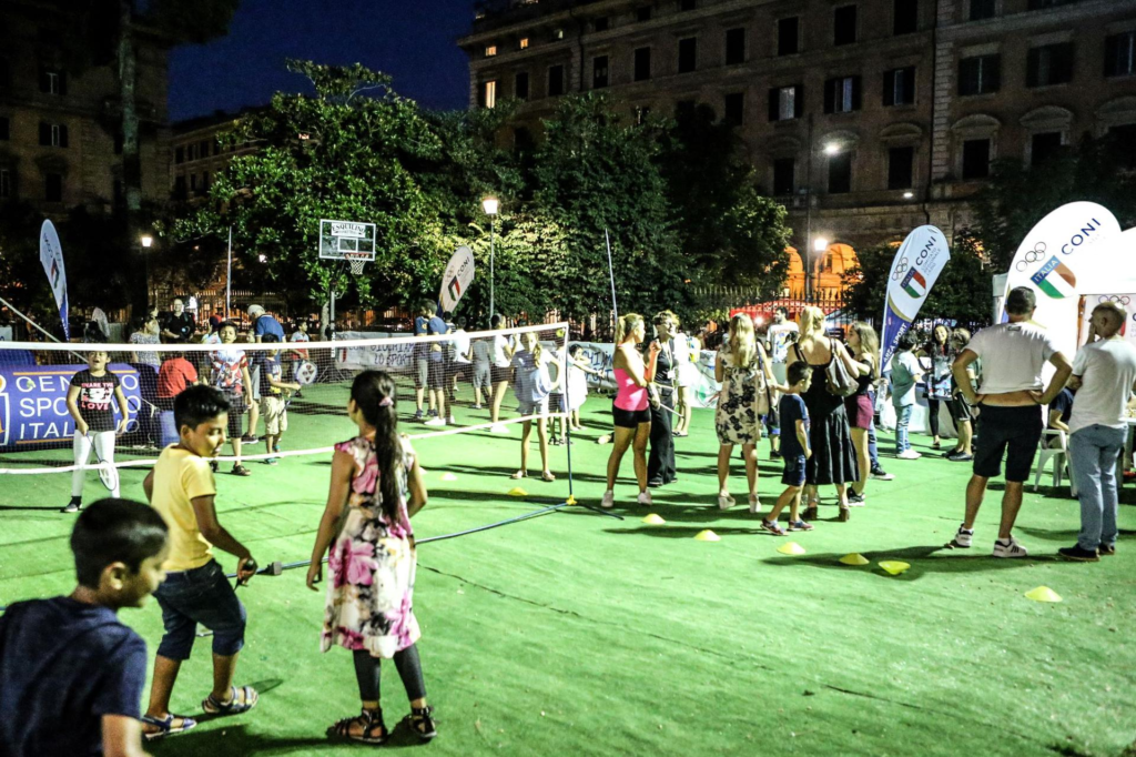 VENERDI’ 28 LUGLIO, IL CONI LAZIO APRE IL VILLAGGIO DELLO SPORT A “NOTTI DI CINEMA A PIAZZA VITTORIO”