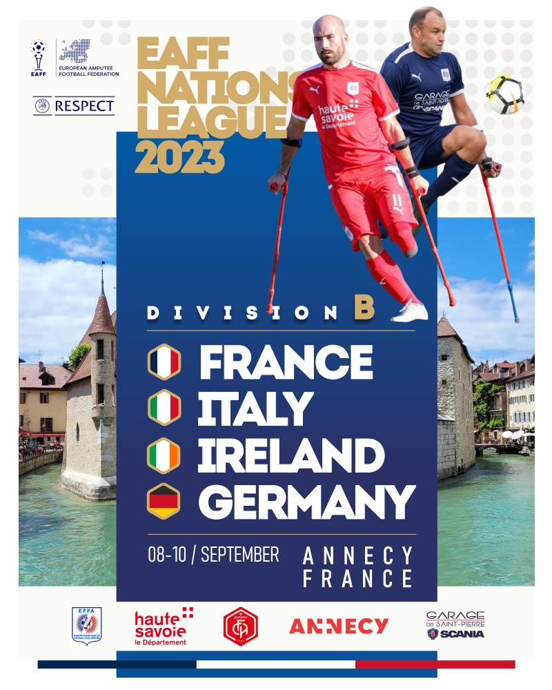 Calcio Amputati, l'Italia alla Nation League 2023