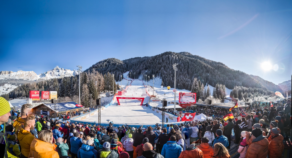  LA GRAN RISA, PROTAGONISTA INDISCUSSA DELLA 38° EDIZIONEDELLE GARE DI COPPA DEL MONDO DI SCI ALPINO IN ALTA BADIA 