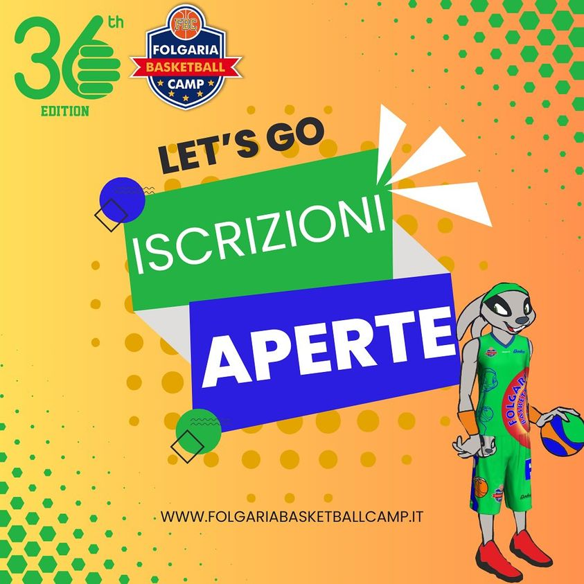 36°Folgaria Basket Camp, si prevede un sold out