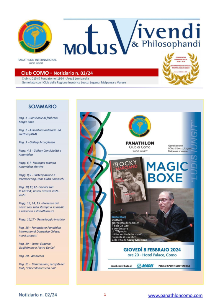 Vita di Club - PANATHLON COMO