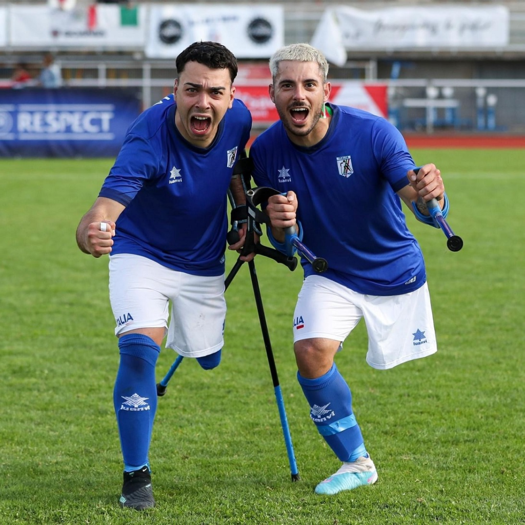 Calcio Amputati, inizia con una vittoria l'avventura dell'Italia agli Europei. Marcantognini e Capasso firmano il 2 - 0 all'Olanda