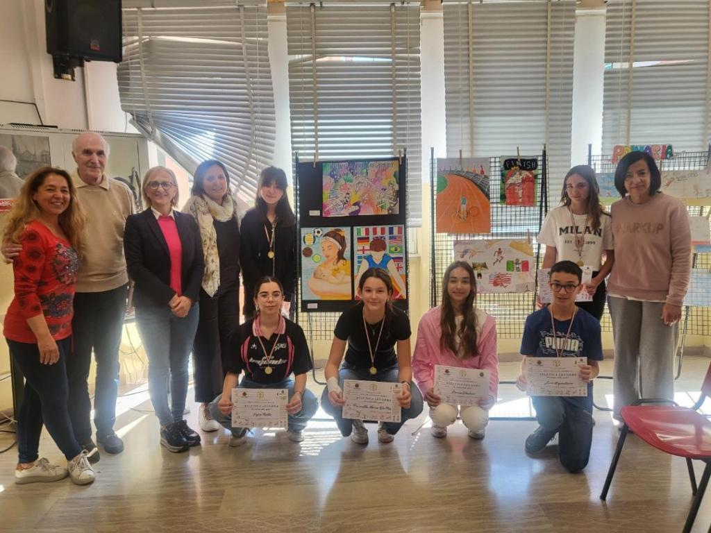 Vita di Club - Il Panathlon Rapallo premia i vincitori del concorso grafico dell'Istituto Comprensivo cittadino