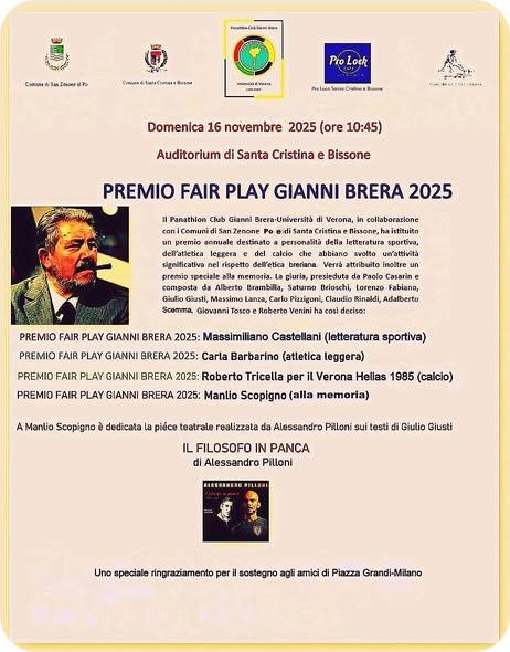 PREMIO FAIR PLAY GIANNI BRERA 2025